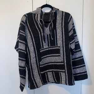 Authentic Guatemalan Baja Hoodie Sweater Pullover